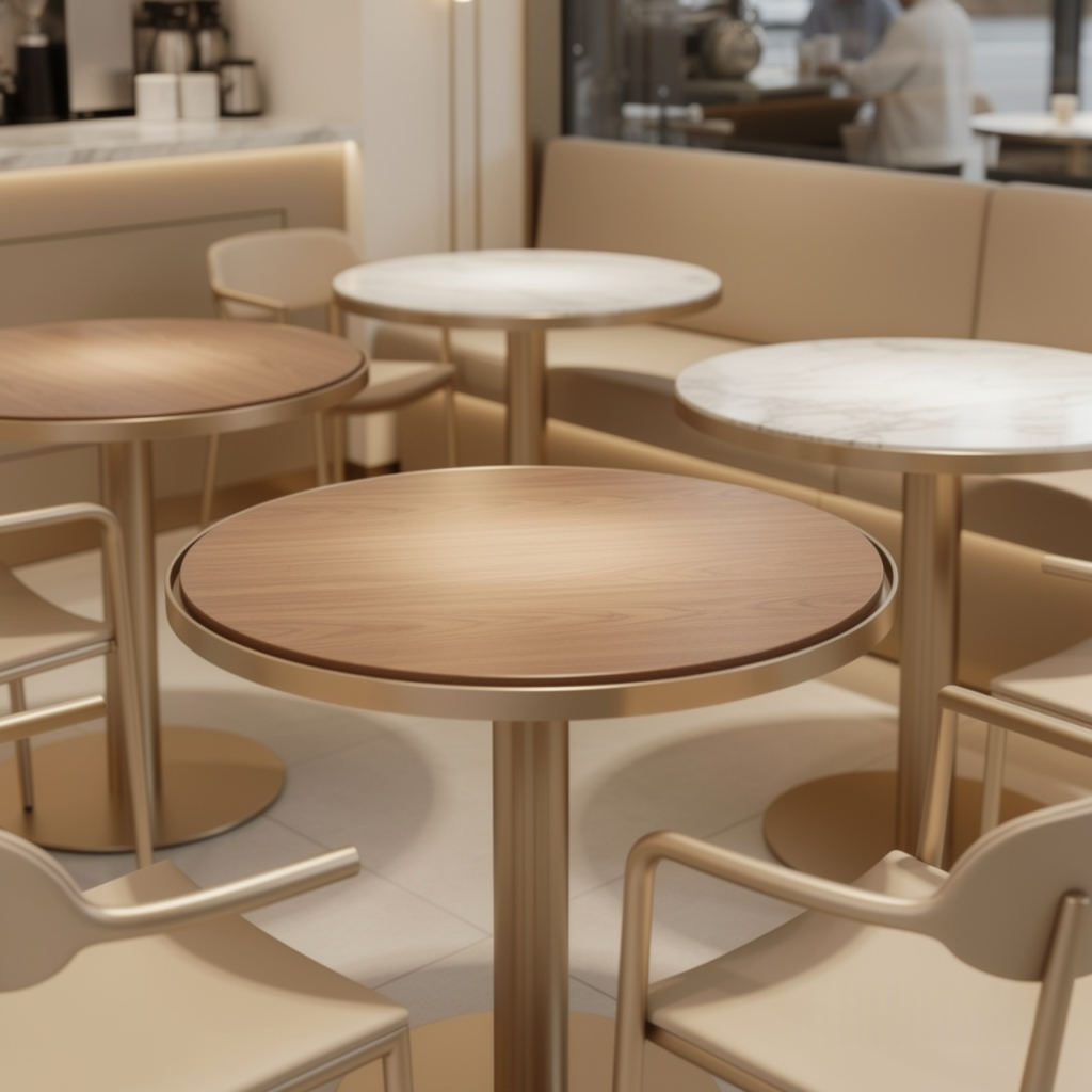 round cafe tables